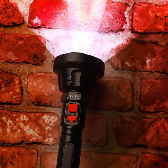 TelForceOne Φακός LED με Μέγιστη Φωτεινότητα 600lm