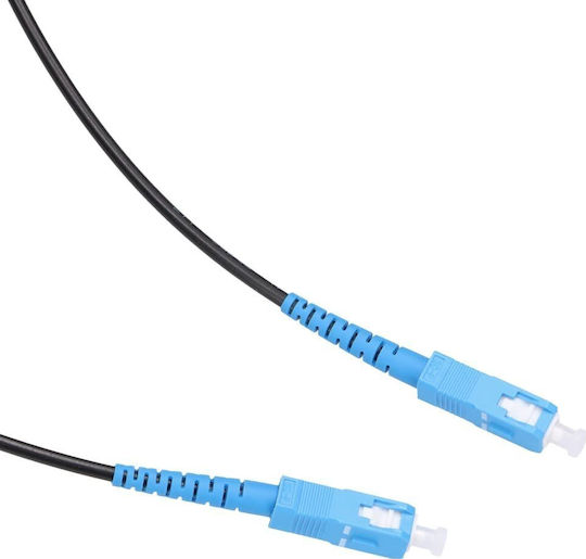 Extralink Flat Καλώδιο Οπτικής Ίνας SC/UPC-SC/UPC εξωτερικού χώρου 200m