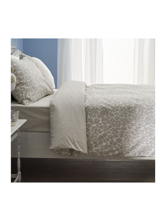 Charalambidis Textiles Salonica Σεντόνι Υπέρδιπλο 230x260εκ. Μπεζ