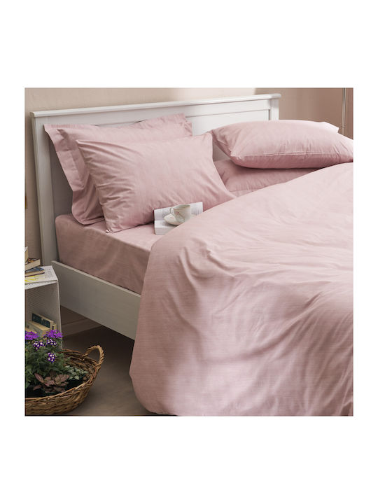 Charalambidis Textiles Salonica Σεντόνι Υπέρδιπλο με Λάστιχο 160x200+30εκ. 1