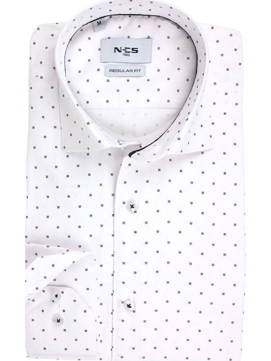 Long Sleeve Shirt in Regular Fit White