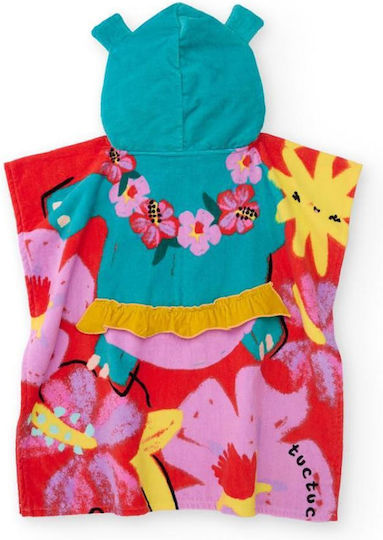 Poncho Towel Girl Tuc Tuc-11409364-Red