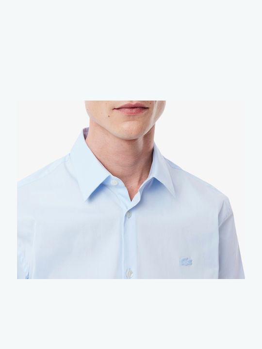 Long Sleeve Shirt in Narrow Fit Light Blue