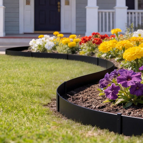 Vevor Metallic Garden Hedge in Black Colour 1.01m x 15.2cm