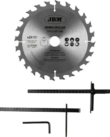 JBM Δισκοπρίονο 20V Solo με Ρύθμιση Ταχύτητας και με Σύστημα Αναρρόφησης