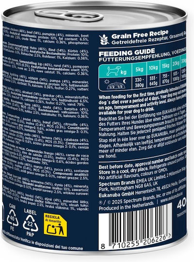 Eukanuba Wet Food Adult Dogs Rich In Beef Pumpkin 400 G