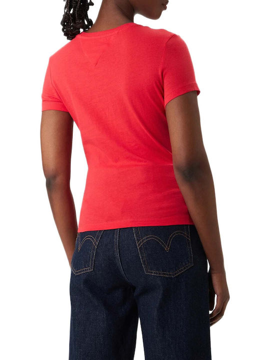Tommy Hilfiger Tricou Damă Roșu