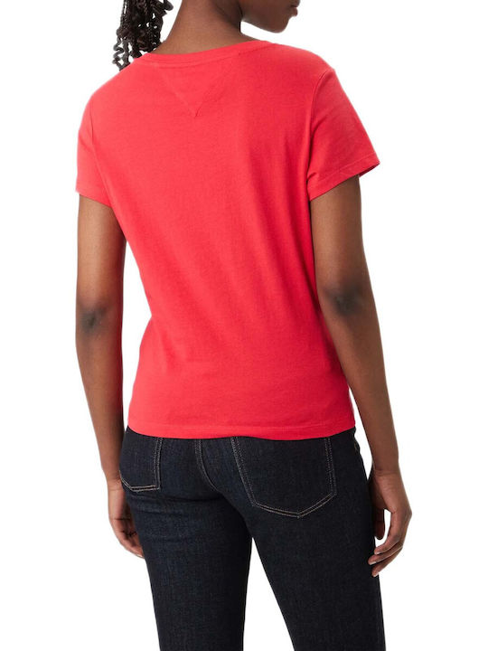 Tommy Hilfiger Bluza Damă Tricou Roșu