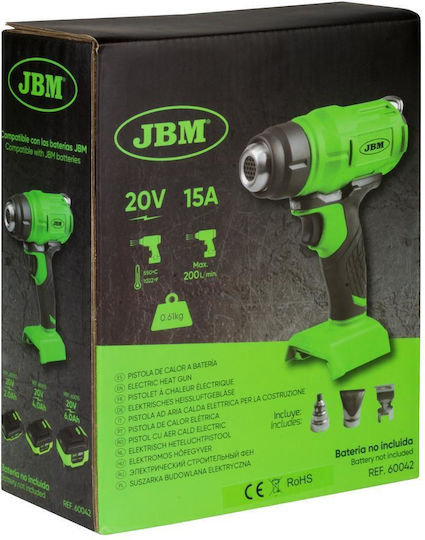 JBM 60042 Pistol termic cu temperatură maximă de 550°C