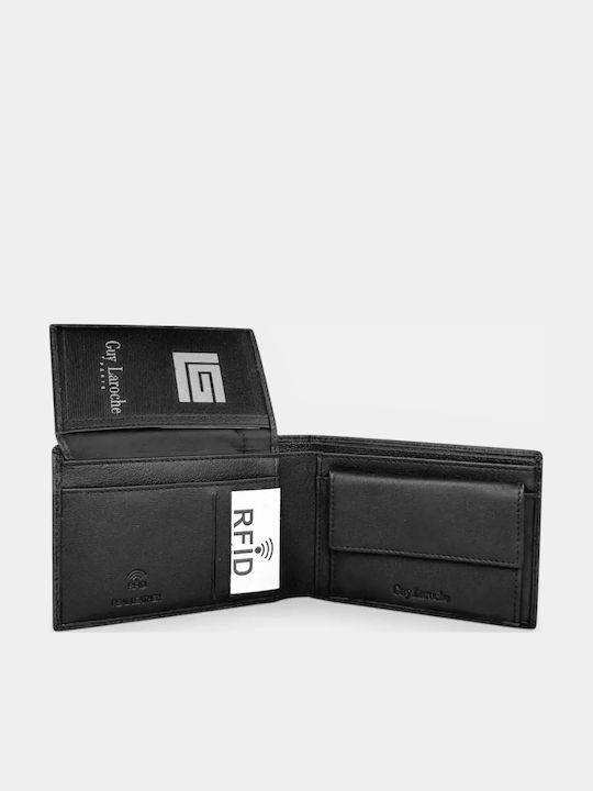 Δερμάτινο Ανδρικό Πορτοφόλι με RFID Μαύρο