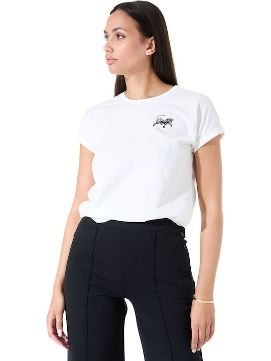 Damen T-Shirt Weiß