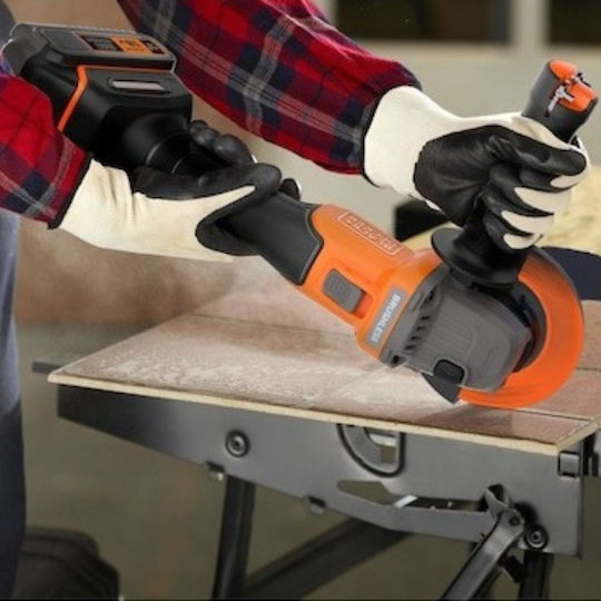 Black & Decker BCG6L8F1S Grinder 115mm Battery Brushless 1x4Ah