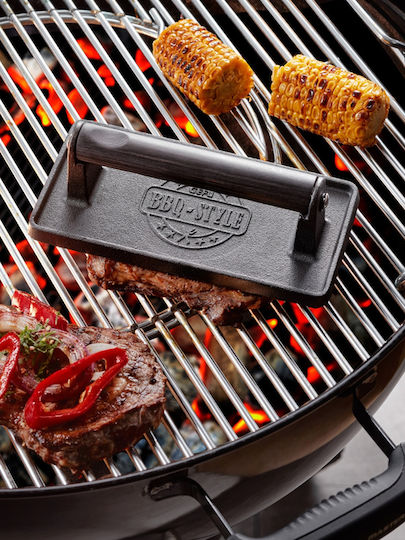 Gefu 89334 Grill Press for Barbecue Made of Cast Iron