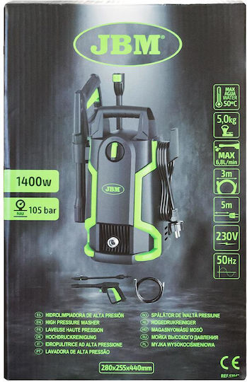 JBM Mașină de spălat cu presiune Electricitate 1400W cu Presiune 70bar