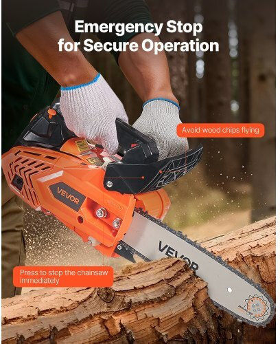Vevor Gasoline Chainsaw 4.2kg with Blade 30.48cm and Easy Start