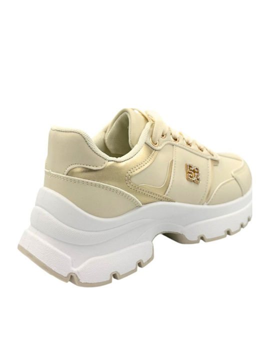 Damen Anatomische Sneakers Beige