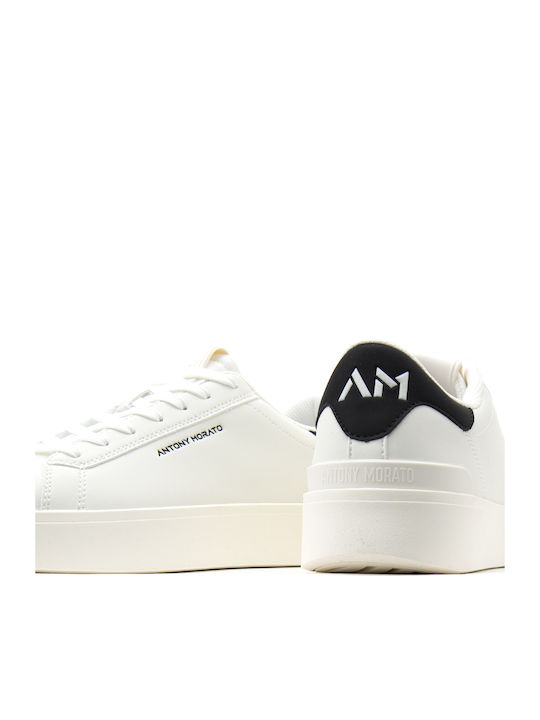 Ανδρικά Sneakers Λευκο- Μαυρο