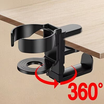 Powertech Desk Headphone Stand Black