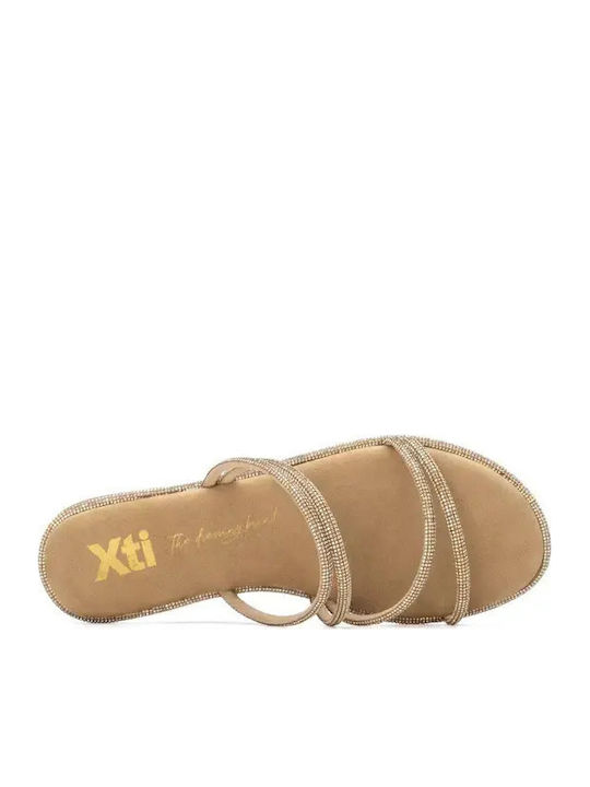 Women's Gold Flat Sandals