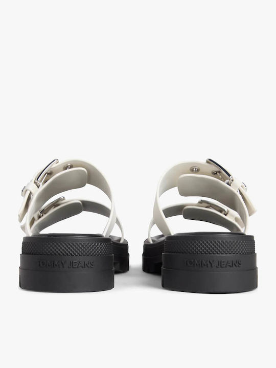 Buckle Strap Дамски Сандали Екрю