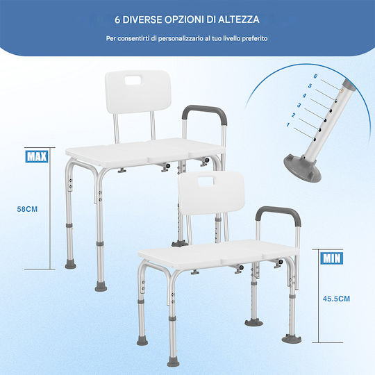 Bakaji Bathroom Seat 76x45x92.5cm 02001903