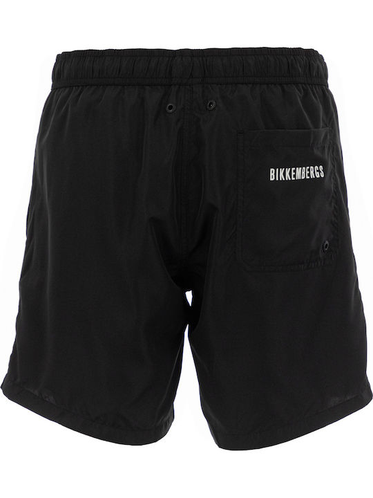 Bikkembergs Мъжки Бански Плувни Шорти Черни