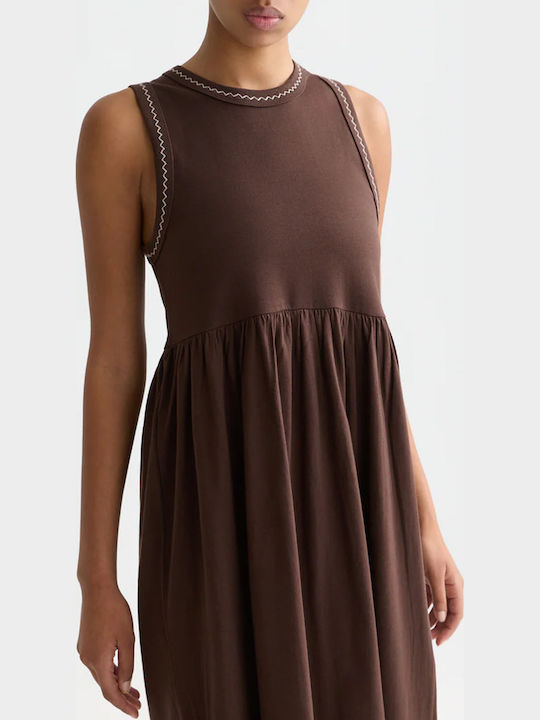 Summer Midi Dress Hot Fudge