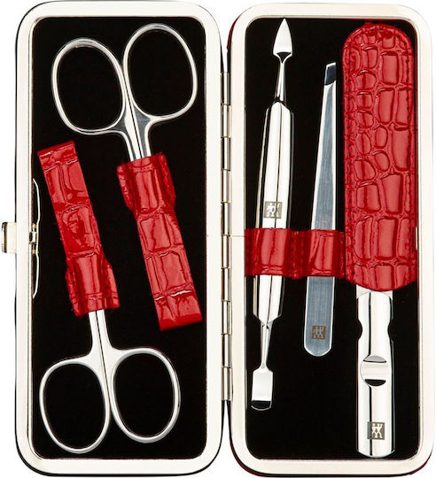 Set Manichiură-pedichiură 5 Piese Foarfecă de Unghii Piele
