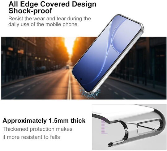 Imak Ux-10 Series Silicone Transparent Back Cover (Oppo Reno15 Pro 5g)