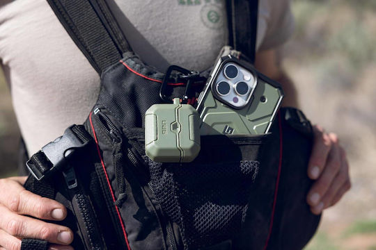 UAG Scout Silicone Case with Hook in Black for Apple AirPods 4