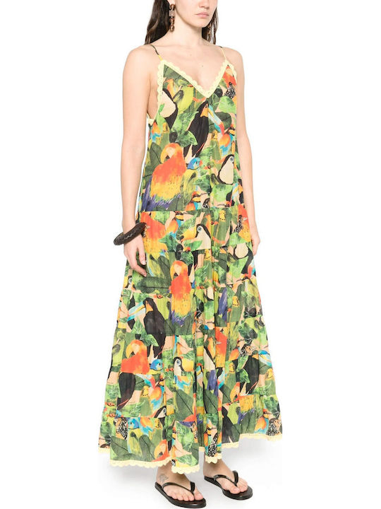 Maxi Dress with Ruffles