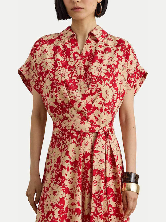 Midi Damenkleid Rot