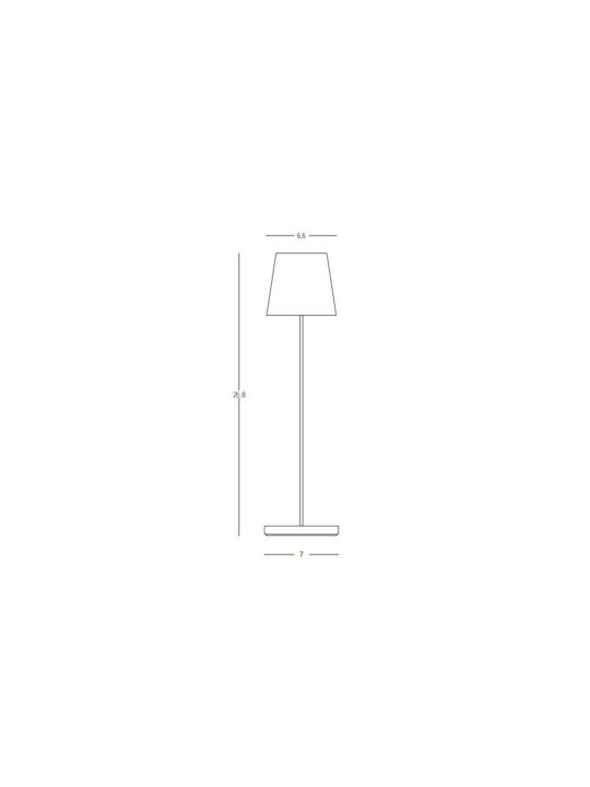 Zambelis Lights Настолна LED Лампа 1.5W 26.8x7cm
