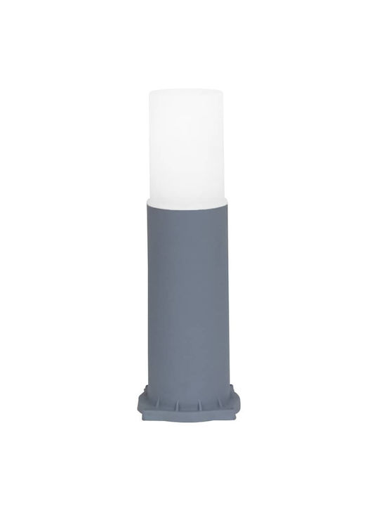 Heronia D-271 Φωτιστικό Κολωνάκι Εξωτερικού Χώρου IP54 για Ντουί E27 Γκρι