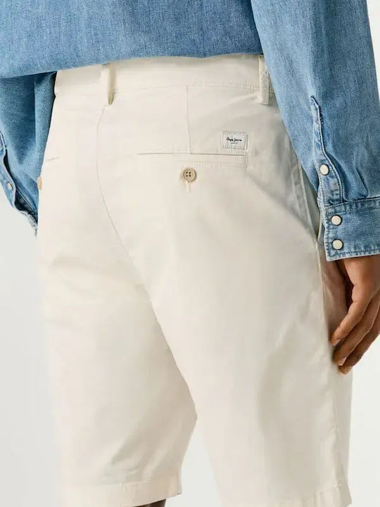 Men's Chino Shorts Ivory White