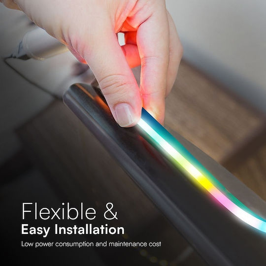 V-TAC LED Strip 5V RGB Light 5m Neon Flex