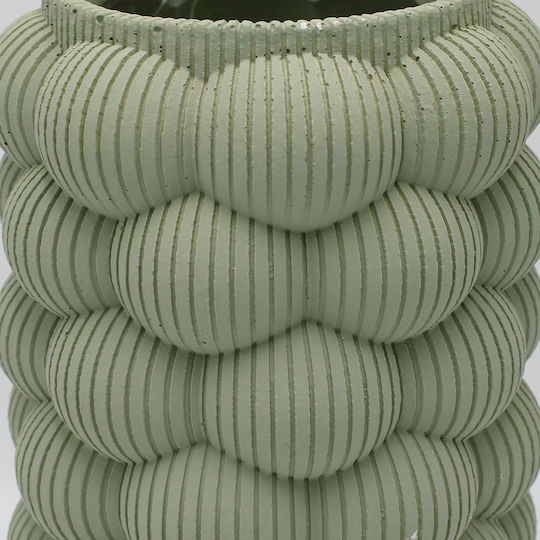 Set Vaze Din Beton Verzi Φ16.5xÎ24cm Set Vaze Din Beton Verzi Φ16.5xÎ24cm