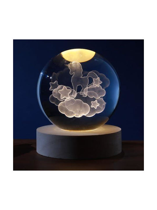 Total Gift Decorative Lamp Crystal Ball Transparent