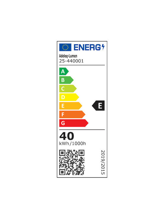 Adeleq LED Θερμό Λευκό Σποτ σε Μαύρο Χρώμα