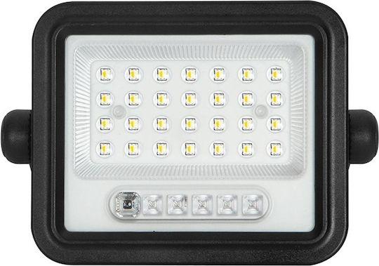 V-TAC Στεγανός Ηλιακός Προβολέας LED 50W Θερμό Λευκό 2000K IP65