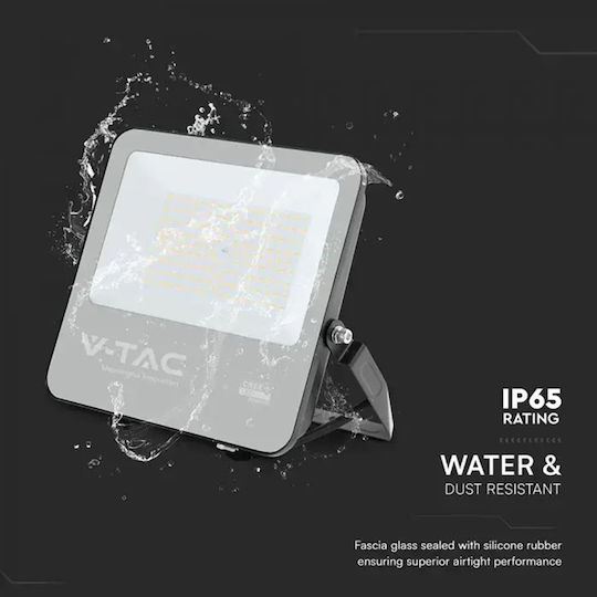 V-TAC Στεγανός Προβολέας LED 100W Φυσικό Λευκό 4000K IP65