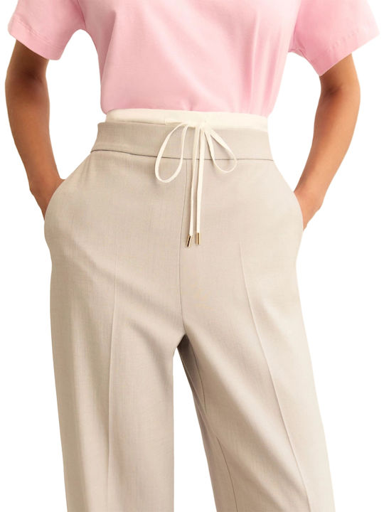 Women's Fabric Trousers Gray