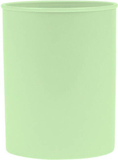 Donau Plastic Holder Cylindrical Writing Instruments D75mm H-9.5cm Donau Life Pastel Green