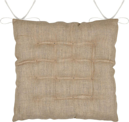 Garden Chair Cushion Cambodge Ecru 38x38cm