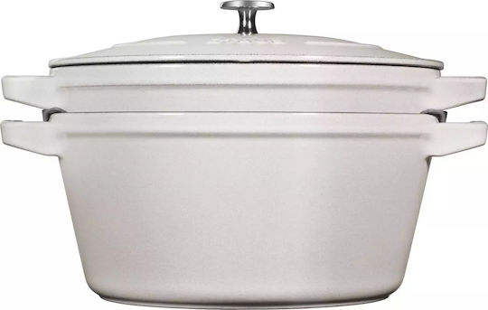 Staub Cratiță Olandeză Rotundă din Fontă 33x35cm 3 Bucăți