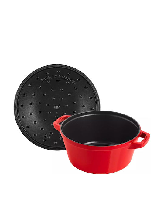 Staub Γάστρα Στρογγυλή Μαντεμένια 40x35cm 3τμχ