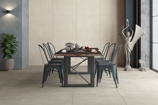 bien seramik G048XD0B55TT0XMXXG40 Piesă Ceramica De Podea / Montat Pe Perete Interior Porțelan Matt 61x61cm Gri Deschis