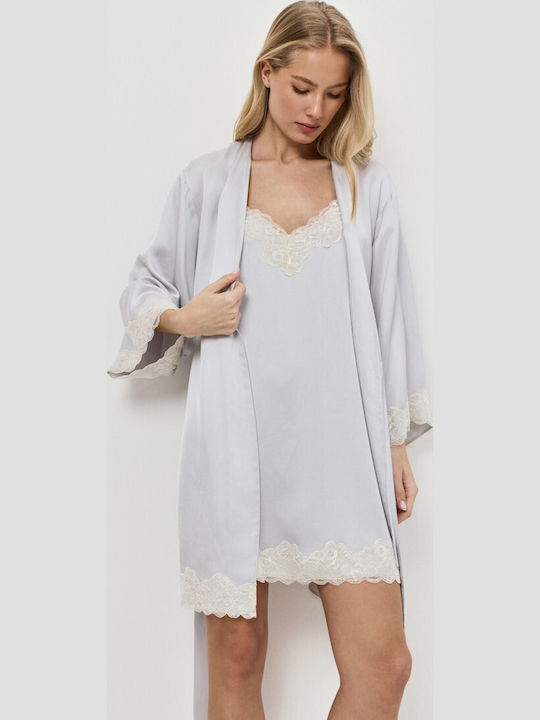 Aruelle Sommer Damen Robe Grau Aruelle Sommer Damen Robe Grau