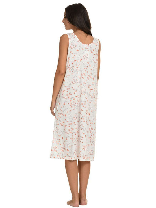 Primavera Summer Women's Nightgown Ecru
