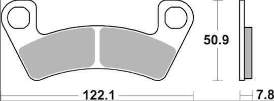 Brembo Plăcuțe Metalice 07gr87sd 1 Set 1 Etrier